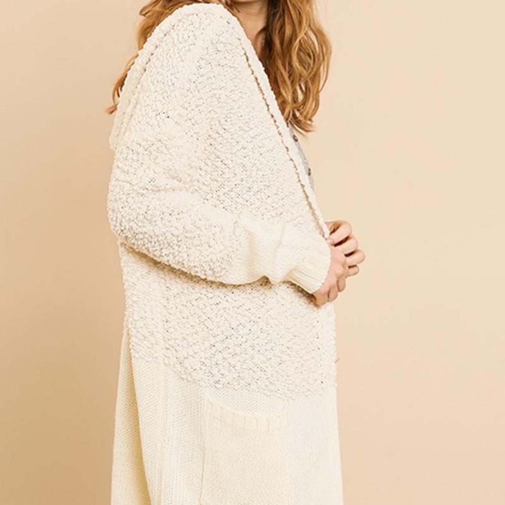 Pop & Soft Cream Cardigan